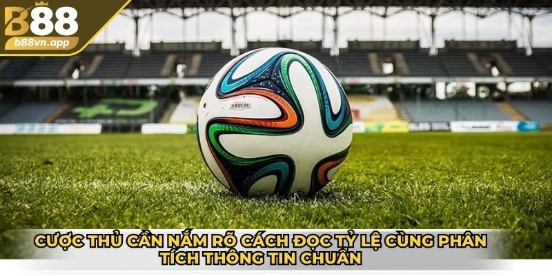 Cược thủ cần nắm rõ cách đọc tỷ lệ cùng phân tích thông tin chuẩn